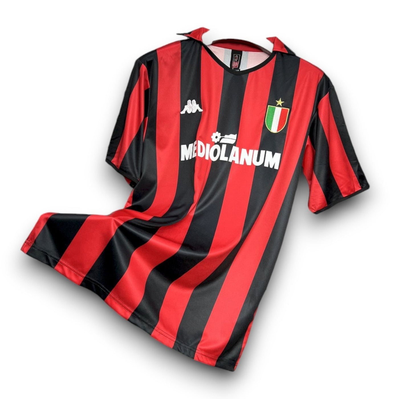 Camisa retrô do AC Milan 1988/1989