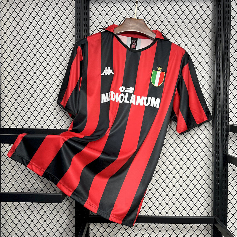 Camisa retrô do AC Milan 1988/1989