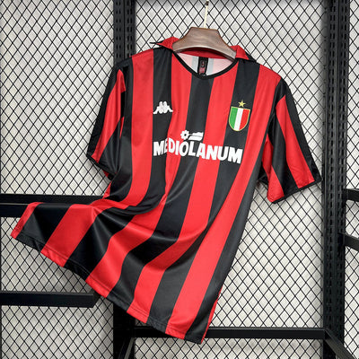 Camisa retrô do AC Milan 1988/1989